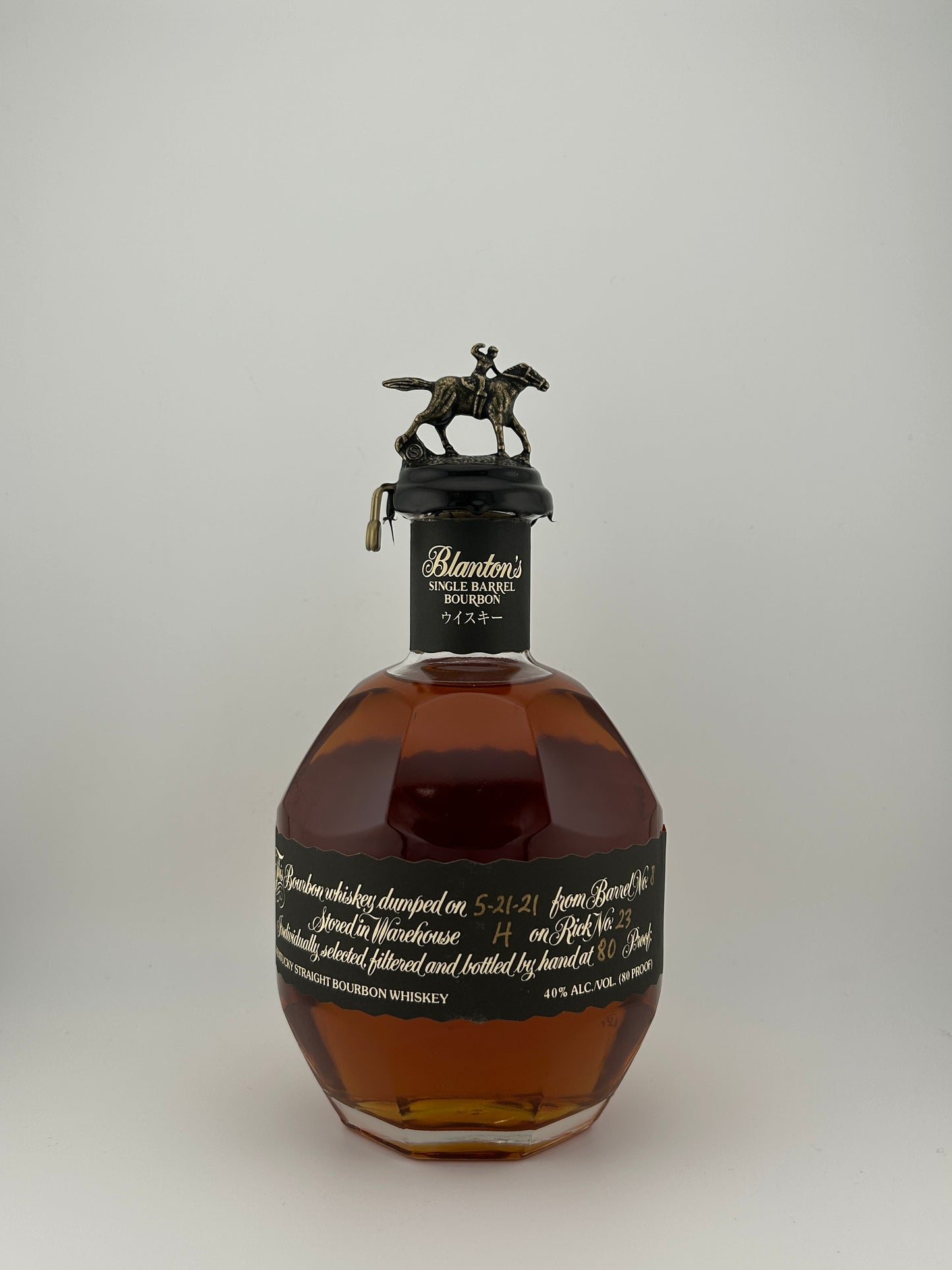 BLANTON'S SIGLE BARRET BOURBON