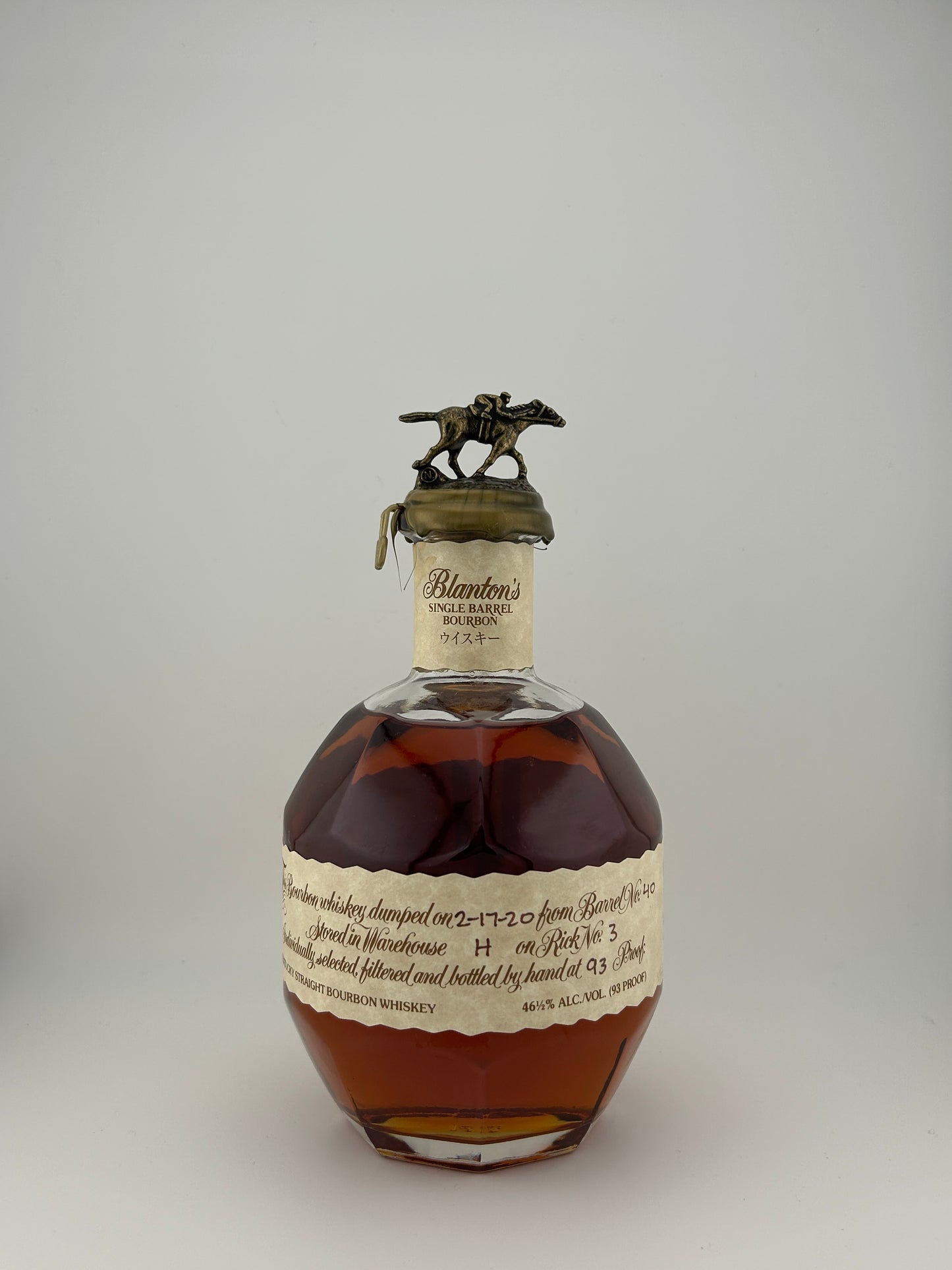 BLANTON'S SIGLE BARRET BOURBON