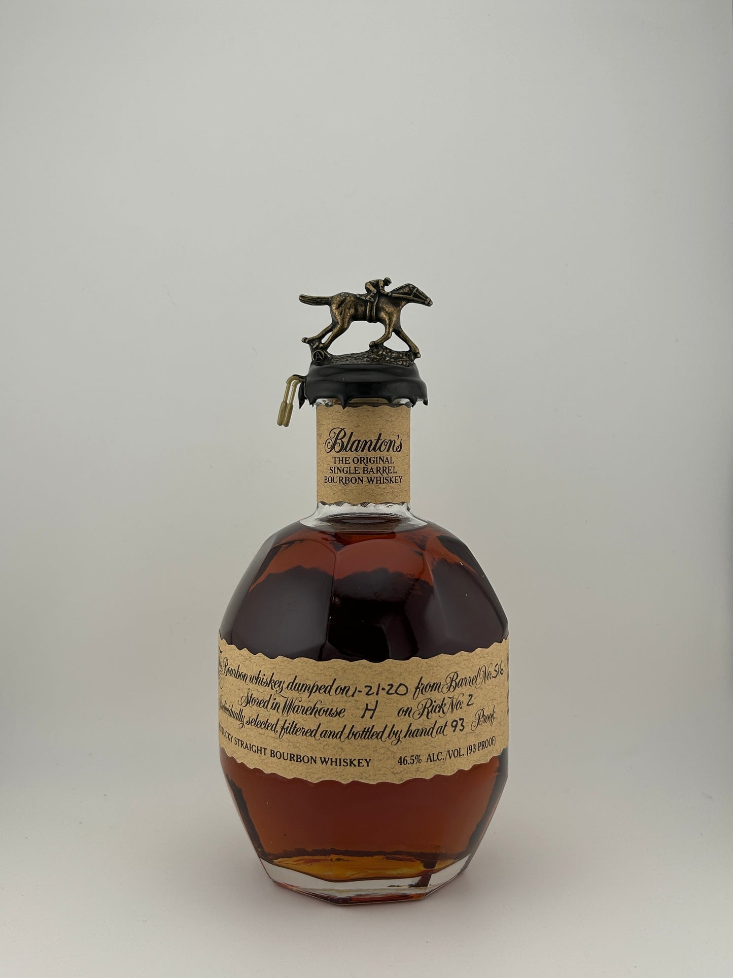 BLANTON'S THE ORIGINAL SINGLE BARRET BOURBON WHISKY