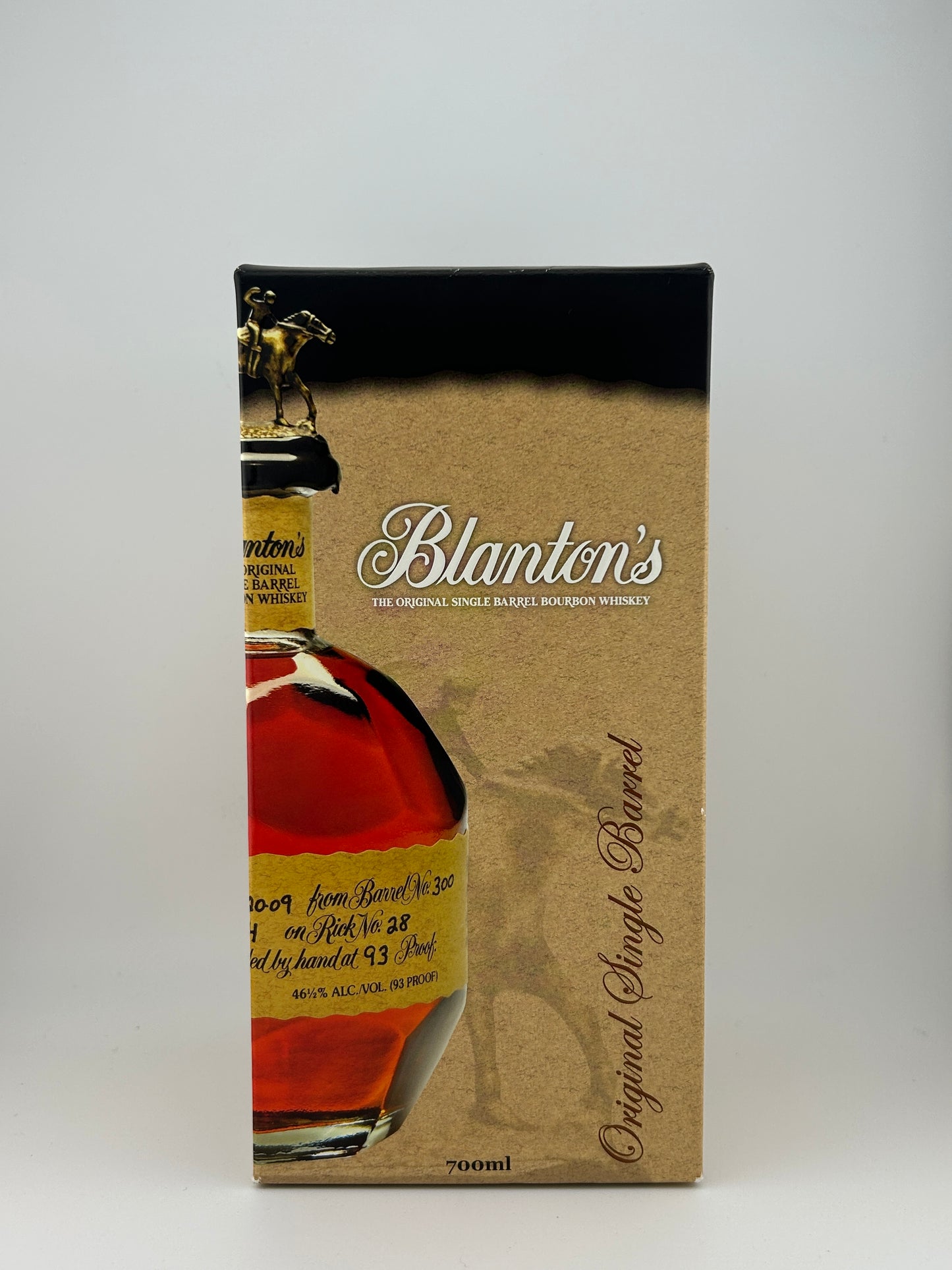 BLANTON'S THE ORIGINAL SINGLE BARRET BOURBON WHISKY